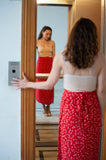 Skirt in Lively Red