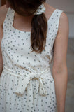 Sleeveless dress in Elegant White