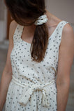 Sleeveless dress in Elegant White