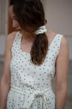 Sleeveless dress in Elegant White